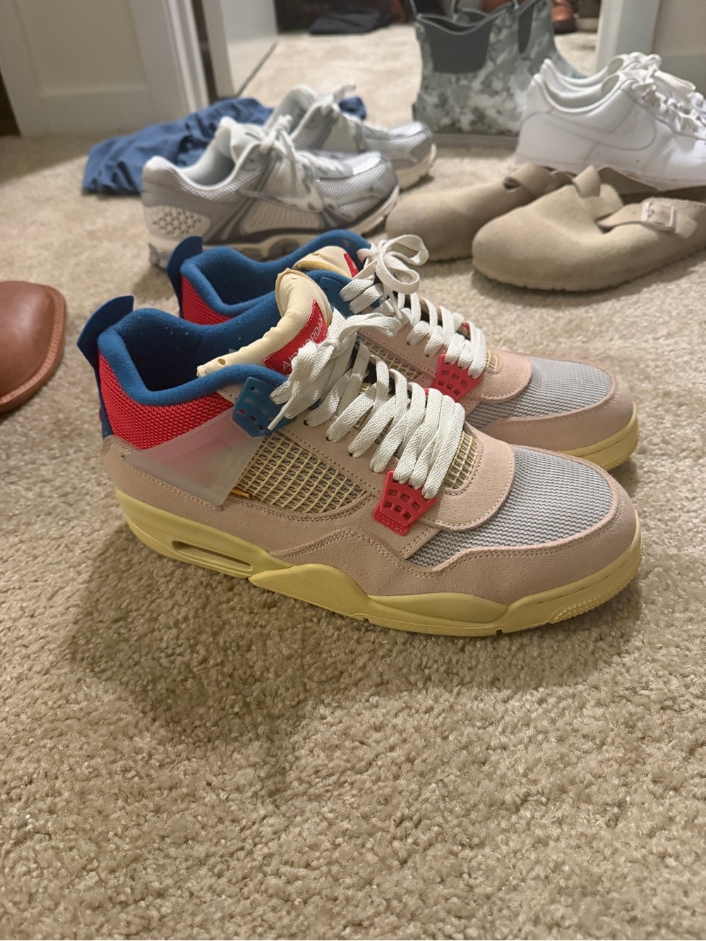 Nike Low Top Sneakers - Pink, Yellow, Blue, Red, Cream, Gray